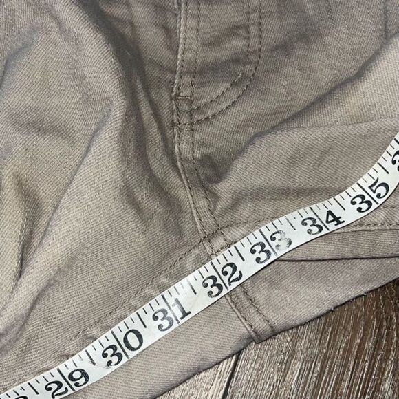 Rude Skinny Denim Jeans Men's 36x32 Five Pockets Khaki - Picture 5 of 5